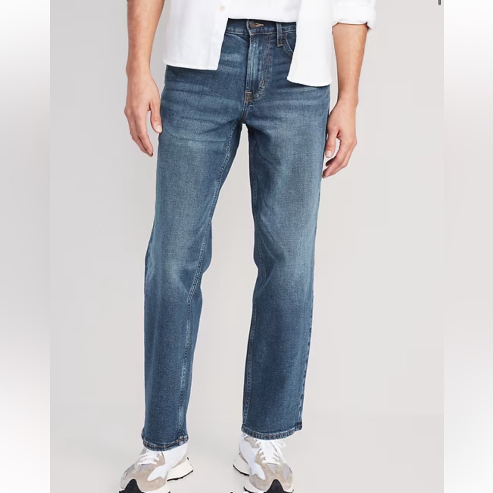 Old Navy Men's Loose Built-In Flex Blue Jeans‎ 28x32 - Picture 2 of 8
